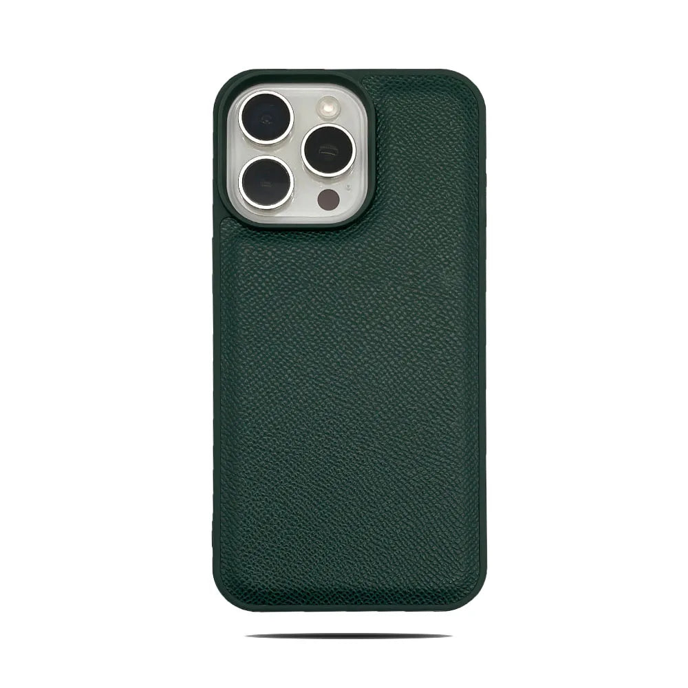 Ultra Thin Epsom PU Leather Magnetic Phone Case Non-Slip Grip Anti Fingerprint Phone Cover for iPhone 17 Pro 17 Pro Max