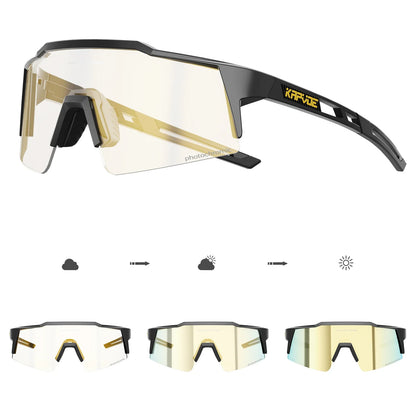 Red Photochromic Cycling Sunglasses for Men Blue Photochromic Cycling Glasses Mountain New Bicycle Goggles Eyewear Sports