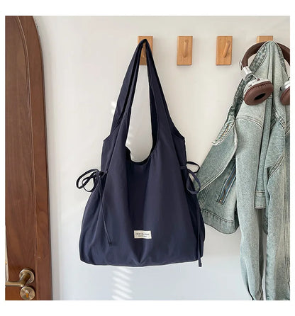New Fashion Simple Shoulder Bag Women Large Capacity Comfortable Versatile Texture Tote Bag Simple Casual Storage Handbag