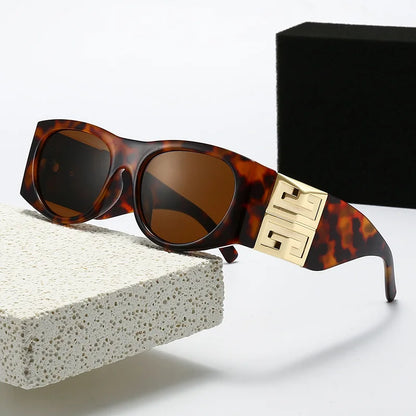 2025 Luxury Designer UV400 Large Frame Sunglasses Women Men New Trendy Sun Glasses Ladies Vintage Cool Gafas De Sol Eyeglasses