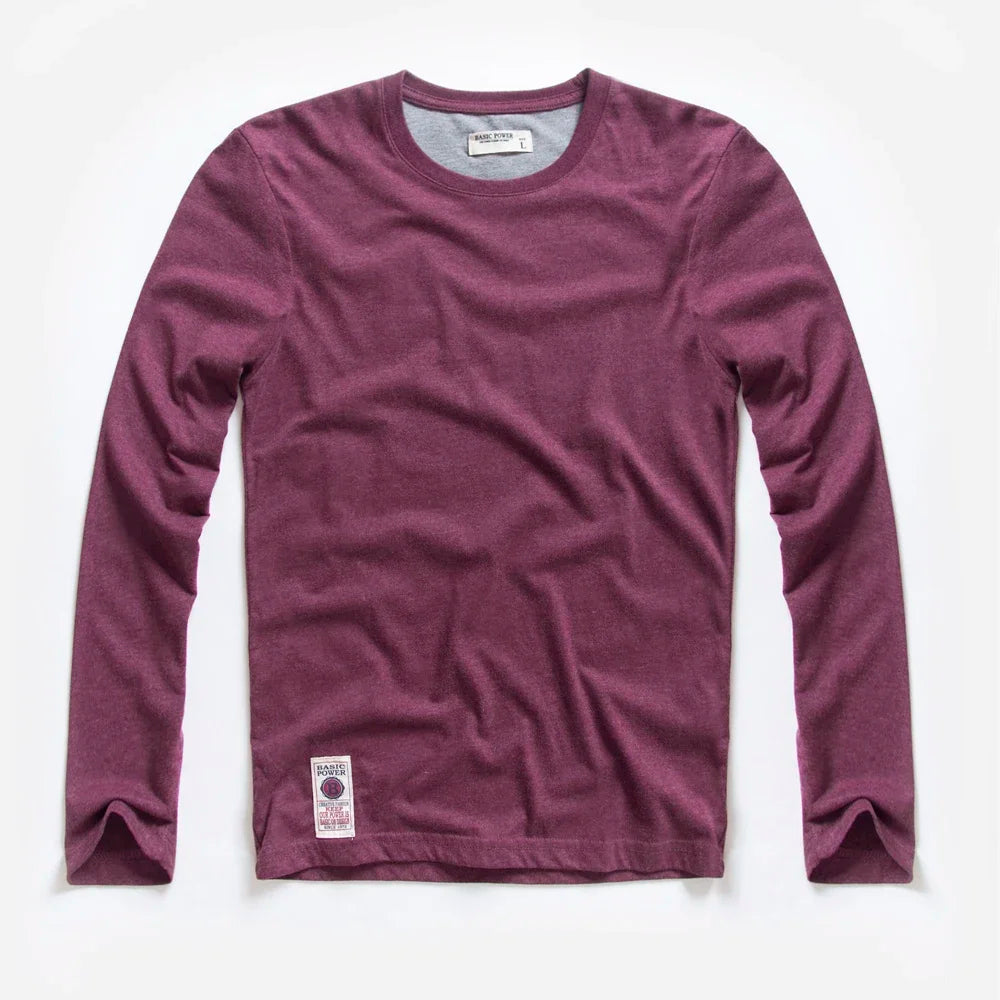 Men's T-Shirts Spring Long Sleeve T-Shirt Men's Clothing Y2k T-Shirt Washing Sweatshirt Shirts Casual O-Neck Streetwear Tee Tops