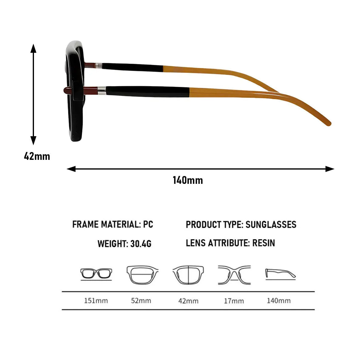 Square Sunglasses For Men Luxury UV400 Protection Sunglasses Women Trendy 2026 Vintage Retro Fashion Glasses Gafas De Sol Hombre