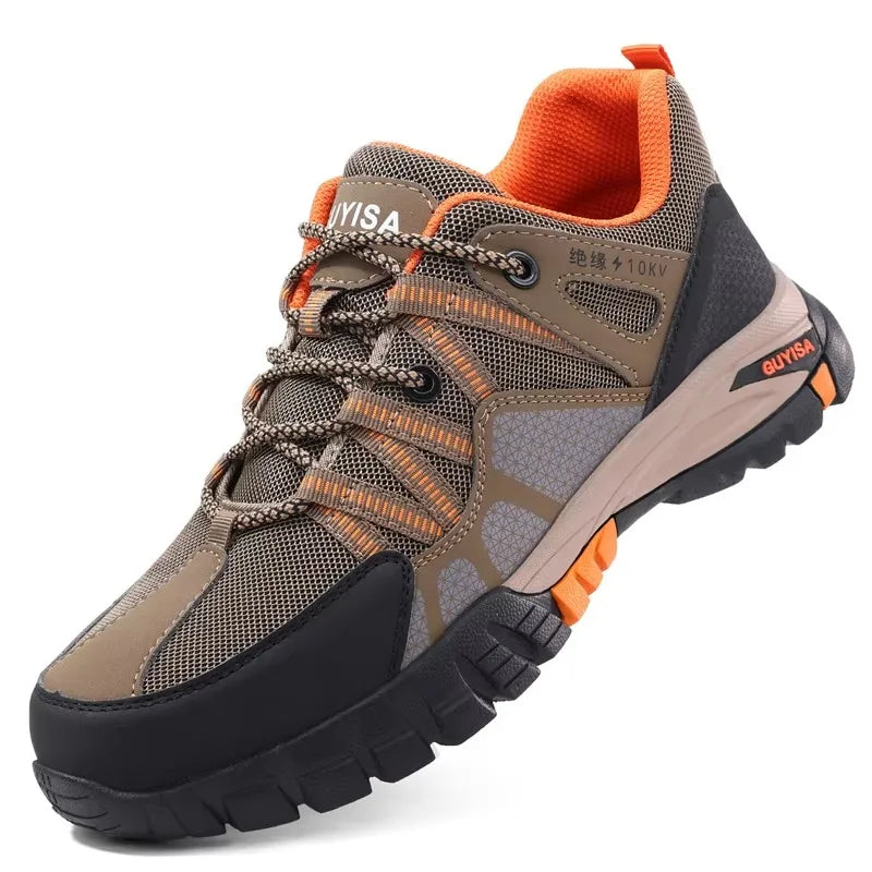 Latest 2024 Fashion Insulation 10KV Men Safety Work Shoes Sneakers Steel Toe Anti Smashing Indestructible Male Footwear