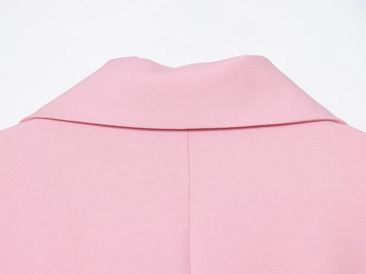 Women Notched Lapel Blazer with Floral Rose Belt Waist Tie Slim Long Sleeve Suit Jacket
