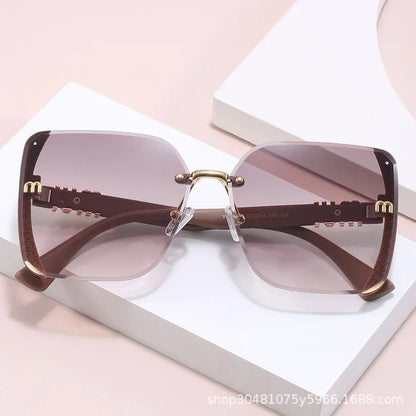 New Fashion Square Sunglasses Women Luxury Brand Anti Strong Light Vintage Large Frame Cool Sun Glasses Gafas De Sol Mujer