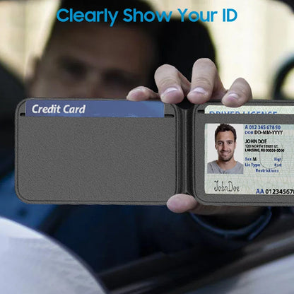 2 in 1 Magnetic MagSafe Wallet Stand, Leather Magnetic Card Holder Wallet for iPhone16/15/14/13/12 Series with Adjustable Holder