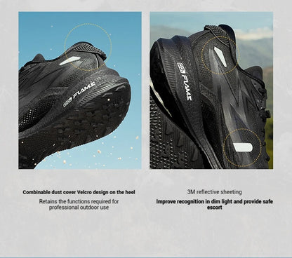 4x4 Men Running Shoes New Carbon Plate Racing Anti-slip Rebound  Wear-resistant Stable Male Sneakers 672442201