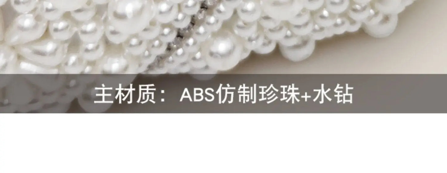 Pearl Clutch Bags Women Purse Ladies white Hand Bags Evening Bags for Party Wedding black Shoulder Bag Bolsa Feminina