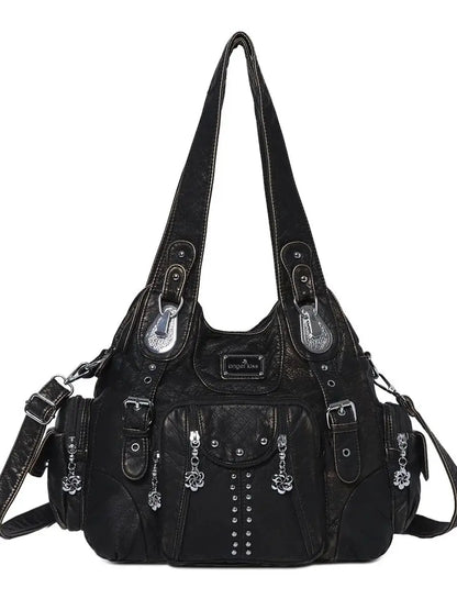 Women Handbags Women Shoulder Bags Fashion PU Leather Handbag Female Satchel Big-capacity Shoulder Purse Bag bolsa feminina