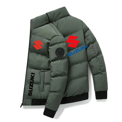 winter thick cotton jacket, outdoor cycling sports warm casual jacket, trendy versatile cotton jacket sweatshirt