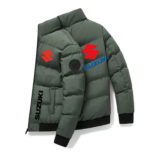 winter thick cotton jacket, outdoor cycling sports warm casual jacket, trendy versatile cotton jacket sweatshirt