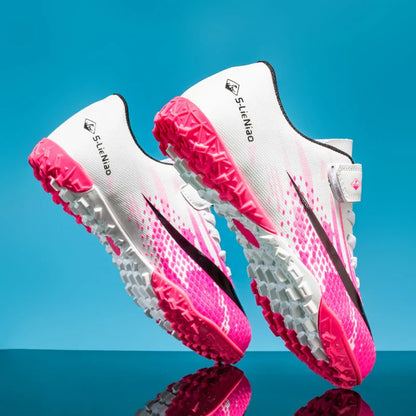 New Kids Professional Football Boots Training Shoes Soccer Shoes Turf Match Grass Ultralight Cleats Boys Non-Slip Drop Shipping