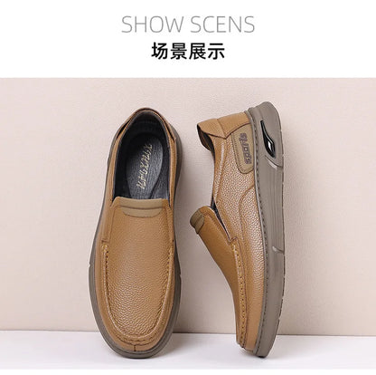 Spring Summer 2026 New Loafers for Men Soft Sole Fashion Business Casual Leather Shoes Male British Style Designer Shoe Man