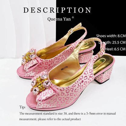 2025 Charming Fusion: Elegant Hand-Packed Square Heels for Delicate Evenings