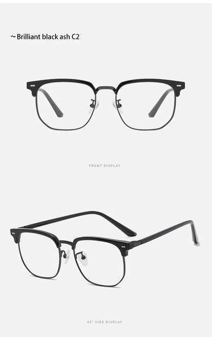 New Models of Versatile Anti-blue Light Glasses Fashion Eyeglasses Frame Simple Retro Can Be Customized Prescription