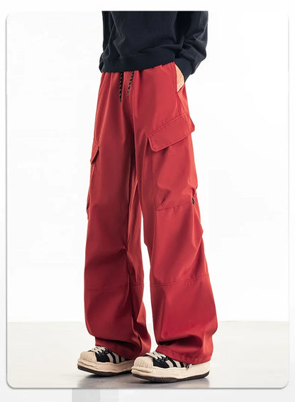 Unisex Hiking Pants Autumn Large Pocket Windproof Camping Cycling Trousers Spring Outdoor Waterproof Functional Paratrooper Pant