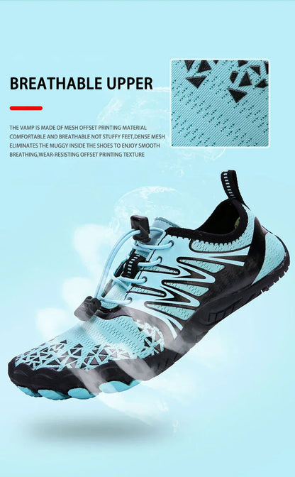 Men Women Barefoot Outdoor Aqua Shoes Couple Quick-drying Wading Beach Swimming Fitness Cycling Sports Water Sneakers