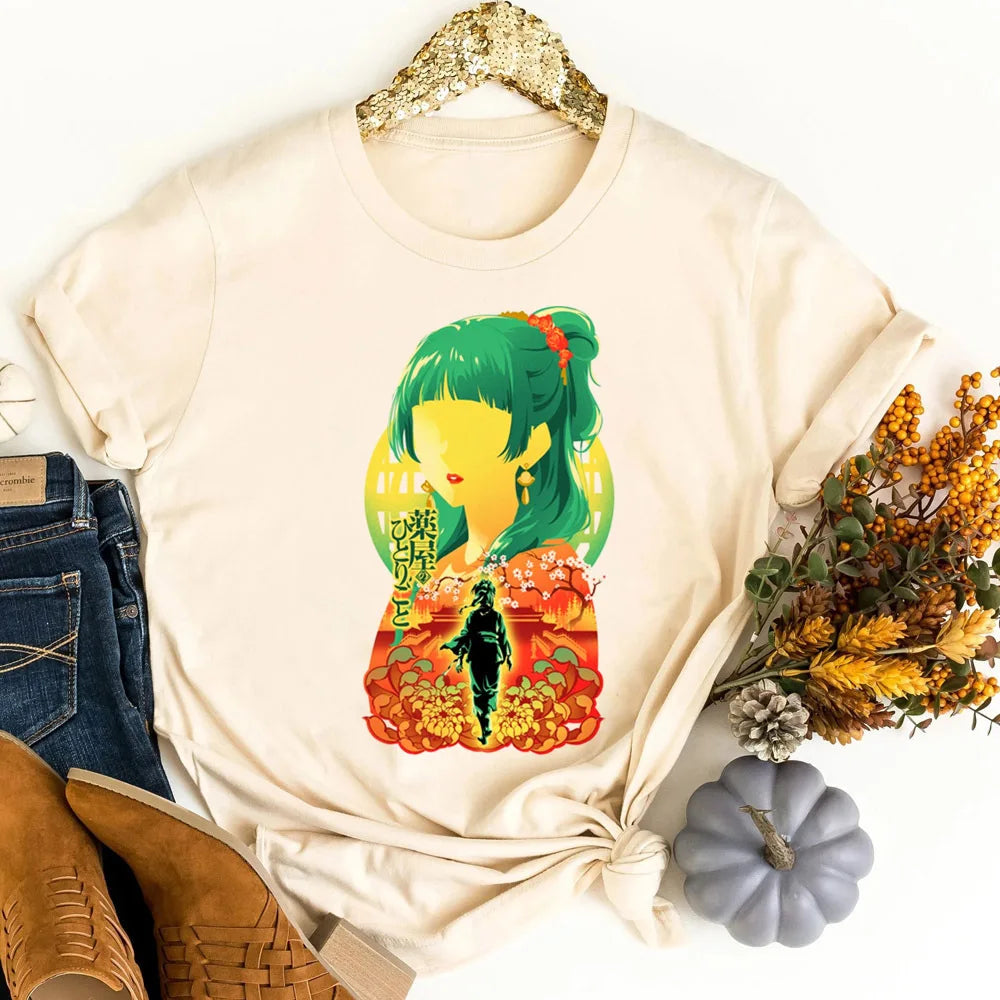 Apothecary Diaries tshirt female korean fashion japanese cheap aesthetic vintage t shirt goth 2000s baddie meme scene