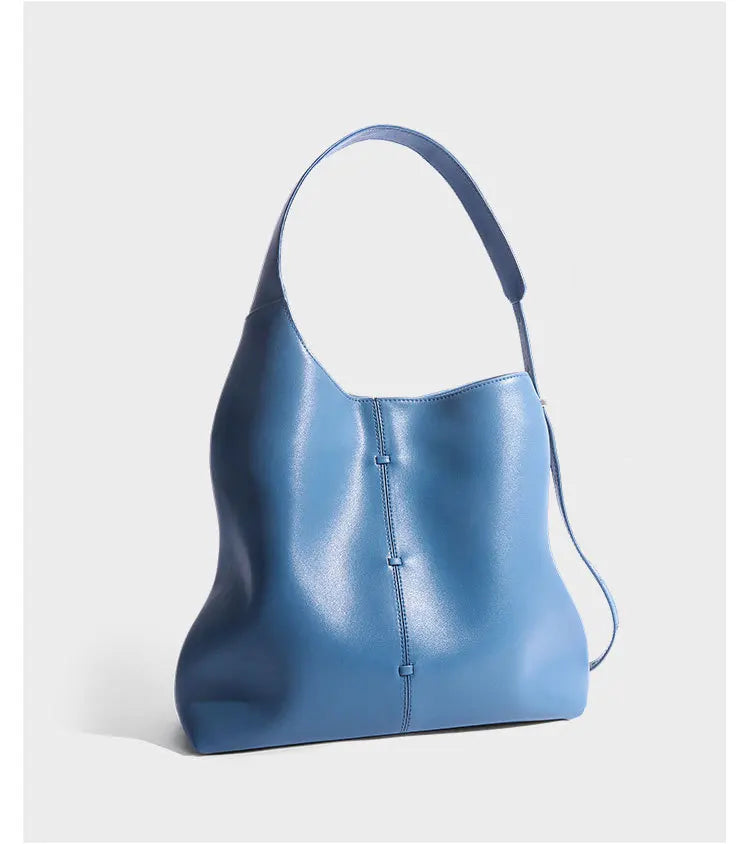 Female genuine leather bag large capacity handbags shoulder bag big tote bags for women shopping bag large Luxury bag