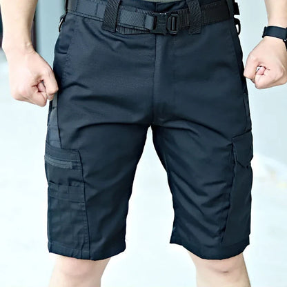2024 Summer Men's Tactical Casual Shorts Waterproof Cargo Shorts Multi-pocket Quick Dry Wear-resistant Outdoor Training Overalls