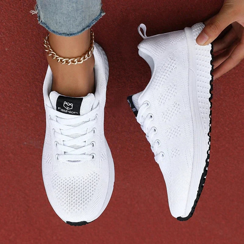 Running Shoes for Women Breathable Casual Sneakers Luxury Brand Sport Shoes Summer Fashion Light Basketball Tenis Walking Shoes