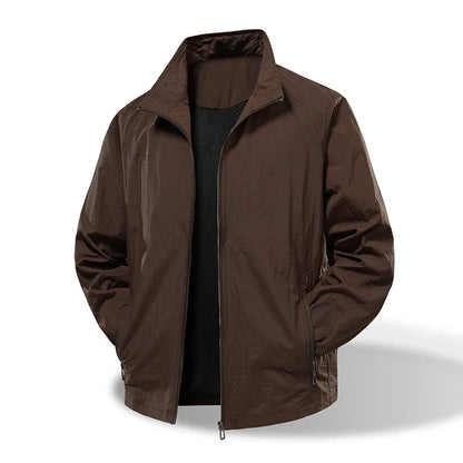 Spring and Autumn new workwear jacket men's elastic waterproof outdoor assault jacket stand collar jacket nylon windbreaker high