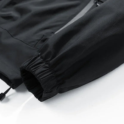 Softshell 8XL Men Jacket Hooded Windbreaker Trench Oversize 6XL 7XL Plus Size Waterproof Black Bomber Camping Loose Thin Coats