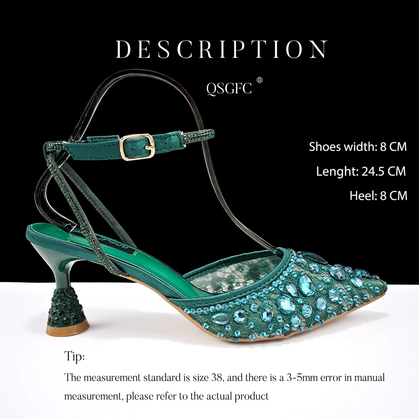 Italian Design Mini Three-Dimensional Hard Bag Tassel Decoration Bag Nigeria Elegant Shoes and Bag Set Women Shoes