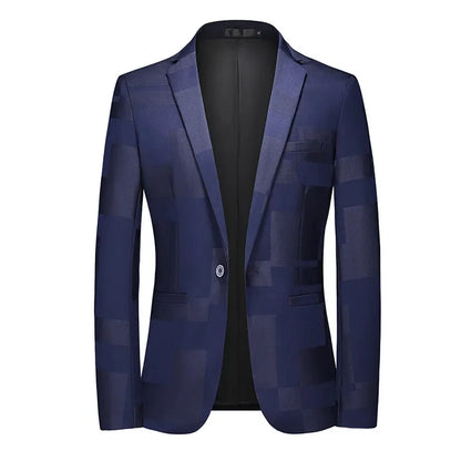 2026 New Men's Red Single-breasted V-neck Blazer Coat, Asian Fit Wedding Party Dress Jacket M-6XL New Arrivals