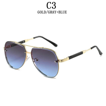 New In Sunglasses For Men Luxury Vintage Sunglasses Women Trendy Luxe Retro Oval Fashion Glasse Gafas De Sol Hombre Zonnebril