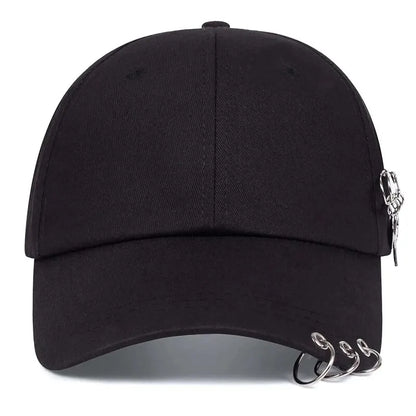 Unisex Star Iron Ring Baseball Caps Spring and Autumn Outdoor Adjustable Casual Hats Sunscreen Hat