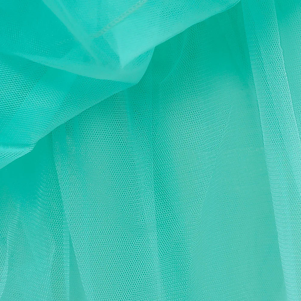 Girls Mermaid Dress Ariel Long Sleeves Cosplay Halloween Costume Kids Fluffy Tulle Shell Applique Frocks Elegant Gown