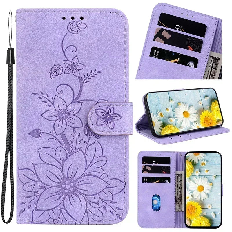 Leather Phone Case For iphone 15 14 13 12 11 Pro Max XS XR 7 6 6 6s Plus SE SE3 se4 2024 Wallet Lanyard Cover