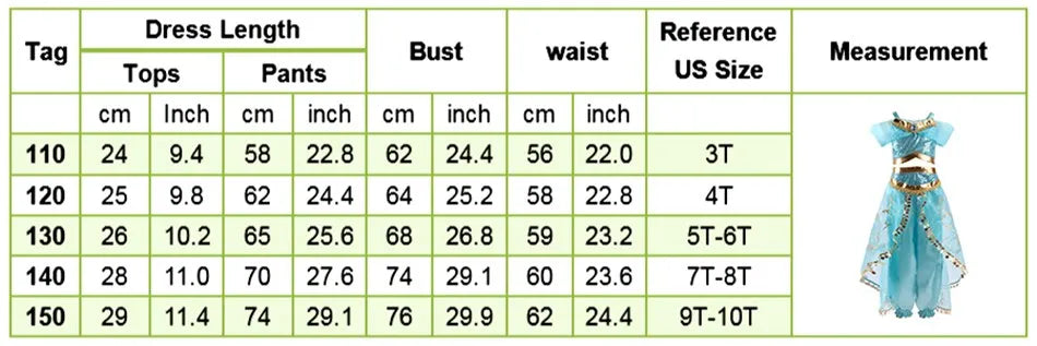 Kids Encanto Mirabel Isabela Dolores Costume Girls Elsa Belle Rapunzel Mermaid Carnival Cosplay Dress Children Princess Clothes