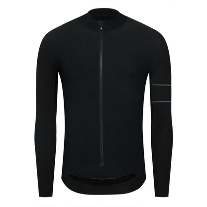Cycling Jersey 10-20°C Autumn Long Sleeve Road Bike Clothes Thermal Fleece Warmth  MTB Bicycle Jersey