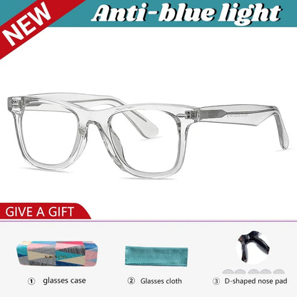 Personalized Fashion New Design Geometric Polygonal Reading Anti Blue Light Glasses Customizable Prescription PFD2102