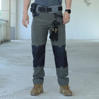 Cargo Pants Outdoor Multi-pocket Tactical Pants Ripstop Waterproof Trousers Male Wear-resistant Training Fishing Workwear Pant