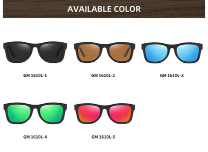 Natural Bamboo And Wooden Sunglasses VIP Manual Polarized Glasses Luxury Brand Environmental Degradable Glasses Gift Box