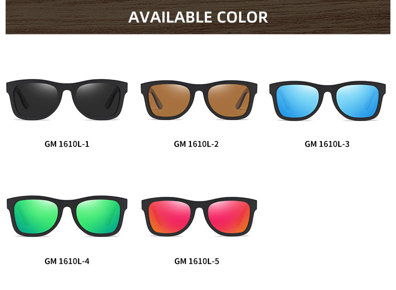 Natural Bamboo and Wooden Sunglasses VIP Manual Polarized Glasses Luxury Brand Environmental Degradable Glasses Gift Box