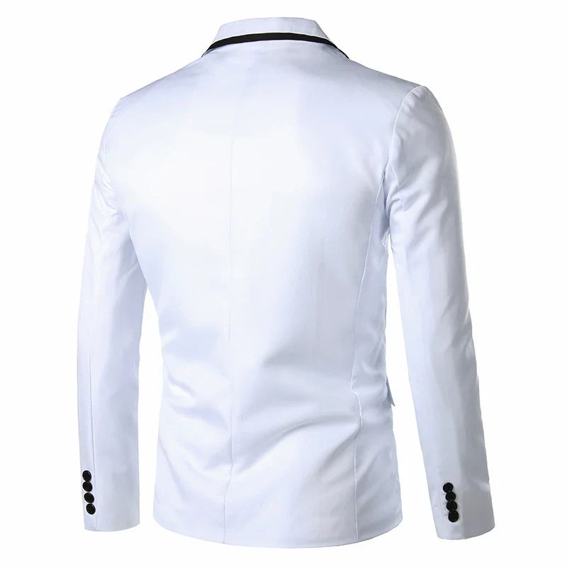 Man Party Dresses Leather Dress Coats Suits Blazer Clothing Men's Solid Color Suit Coat Mens Blazers