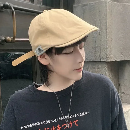 Cotton Peaky Blinders Caps For Men Hats Berets British Western Style Ivy Cap Classic Winter Woman Vintage Linen Beret