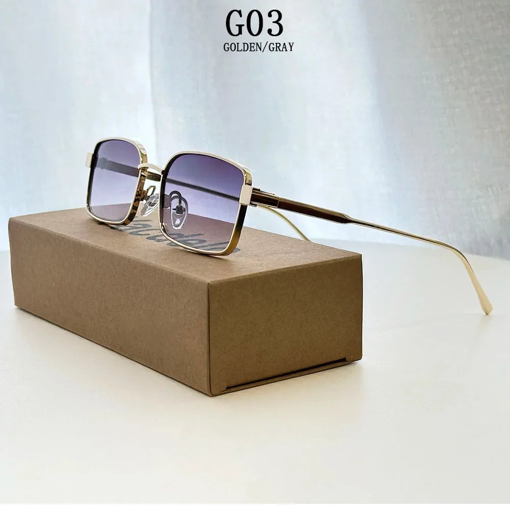 2026 Square Sunglasses Women Trendy Luxury Sunscreen Sunglass Men Vintage Fashion Glasses Trending Lentes De Sol Mujer Zonnebril