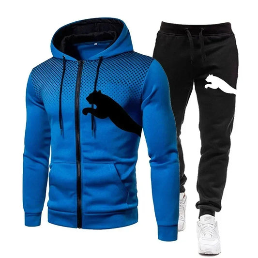 2025 Men's Autumn/Winter Hoodie Set, men's fashion autumn/winter designer clothing, hoodie + long pants set, jogging sportswear