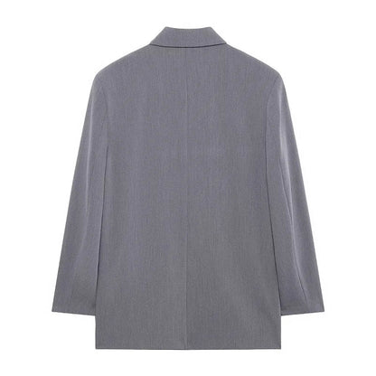 Women's Tailoring Blazers Straight Office Blazer for Women New in Outerwears Casual Blazer Woman Long Sleeve Lady Jackets