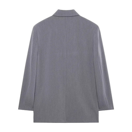 Women's Tailoring Blazers Straight Office Blazer for Women New in Outerwears Casual Blazer Woman Long Sleeve Lady Jackets