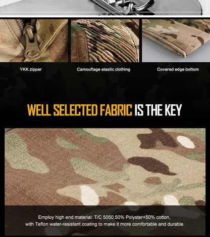 G3 Cargo Pants Men Hiking Pants with Pads camouflage Tactical Pant Streetwear Multicam Hunting Pants Gen3 Mens Clothing New