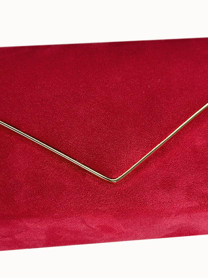 Velvet Envelope Bags Women Evening Wallets High Quality Clutches Banquet Dresses Clutch Over Shoulder Bags with Chain Handbags