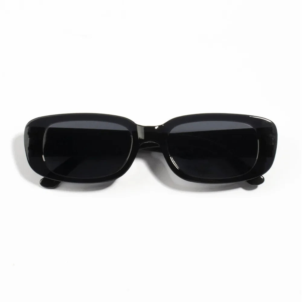 20Pcs Classic Fashion Black Set Sunglasses Woman Luxury Brand Small Rectangular Sun Glasses Suitable for Holiday Gifts