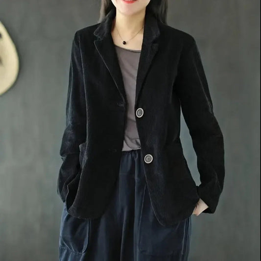 Female Crop Coats and Jackets Solid Long Sleeve On Promotion Women's Short Blazers Korean Fashion Luxury Clothing Sale Outerwear