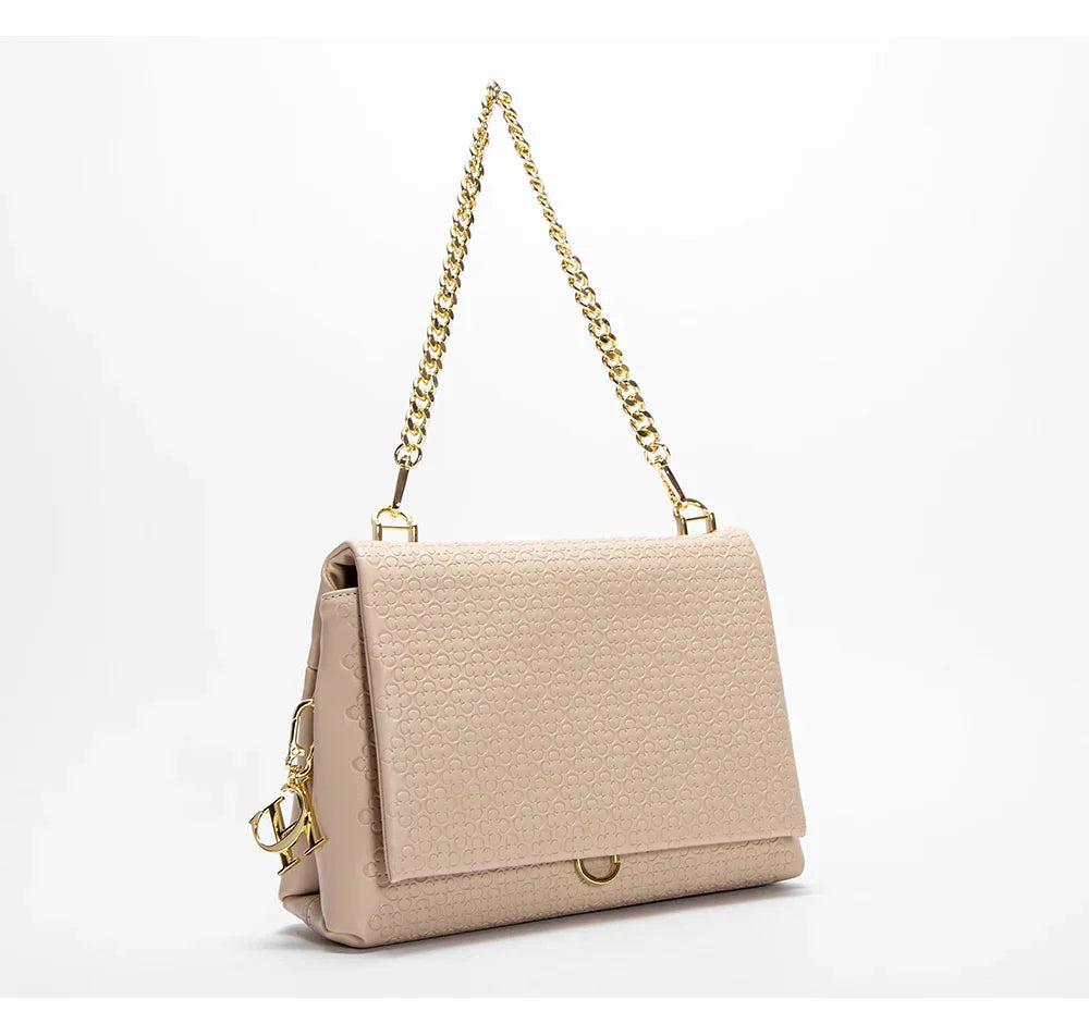 Women's Bag Popular Vintage Style Fashion Classic Printed Female Shoulder Bag Simple and Elegant Basic Ladies Commuting Handbag